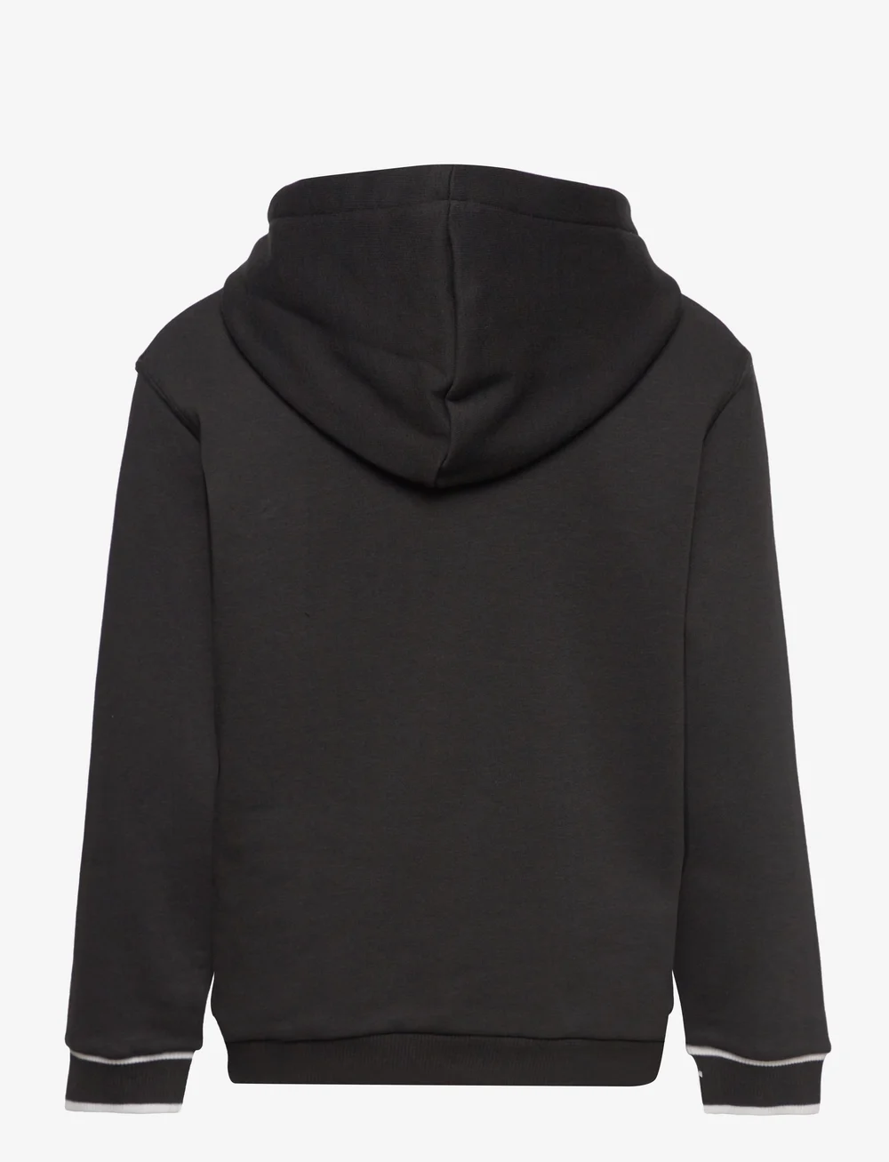 Black squad hoodie white sales