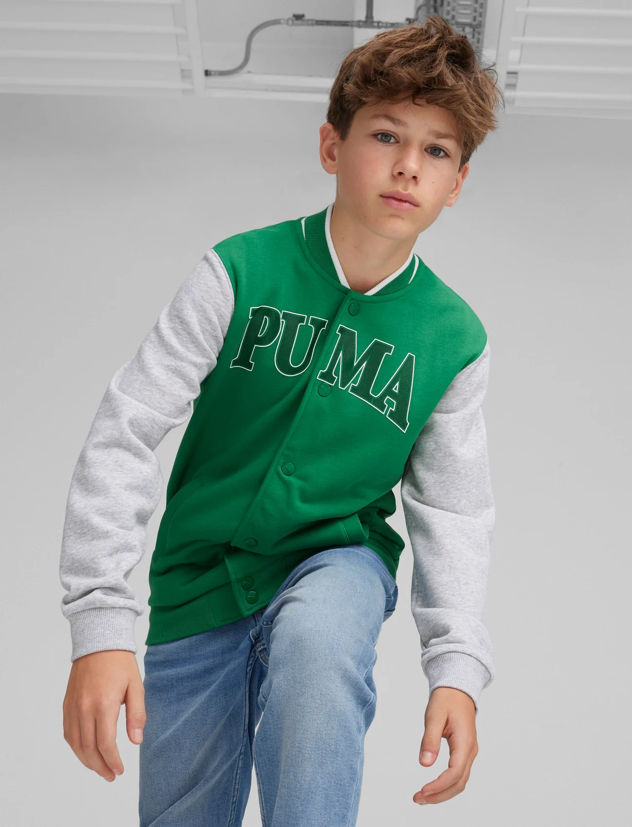 PUMA - PUMA SQUAD Bomber Jacket TR B - clothes - archive green - 0