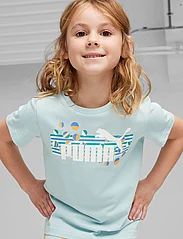 PUMA - ESS+ SUMMER CAMP Tee - kortærmede t-shirts - turquoise surf - 2