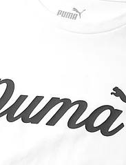 PUMA - ESS+ Script Tee G - kortärmade t-shirts - puma white - 2