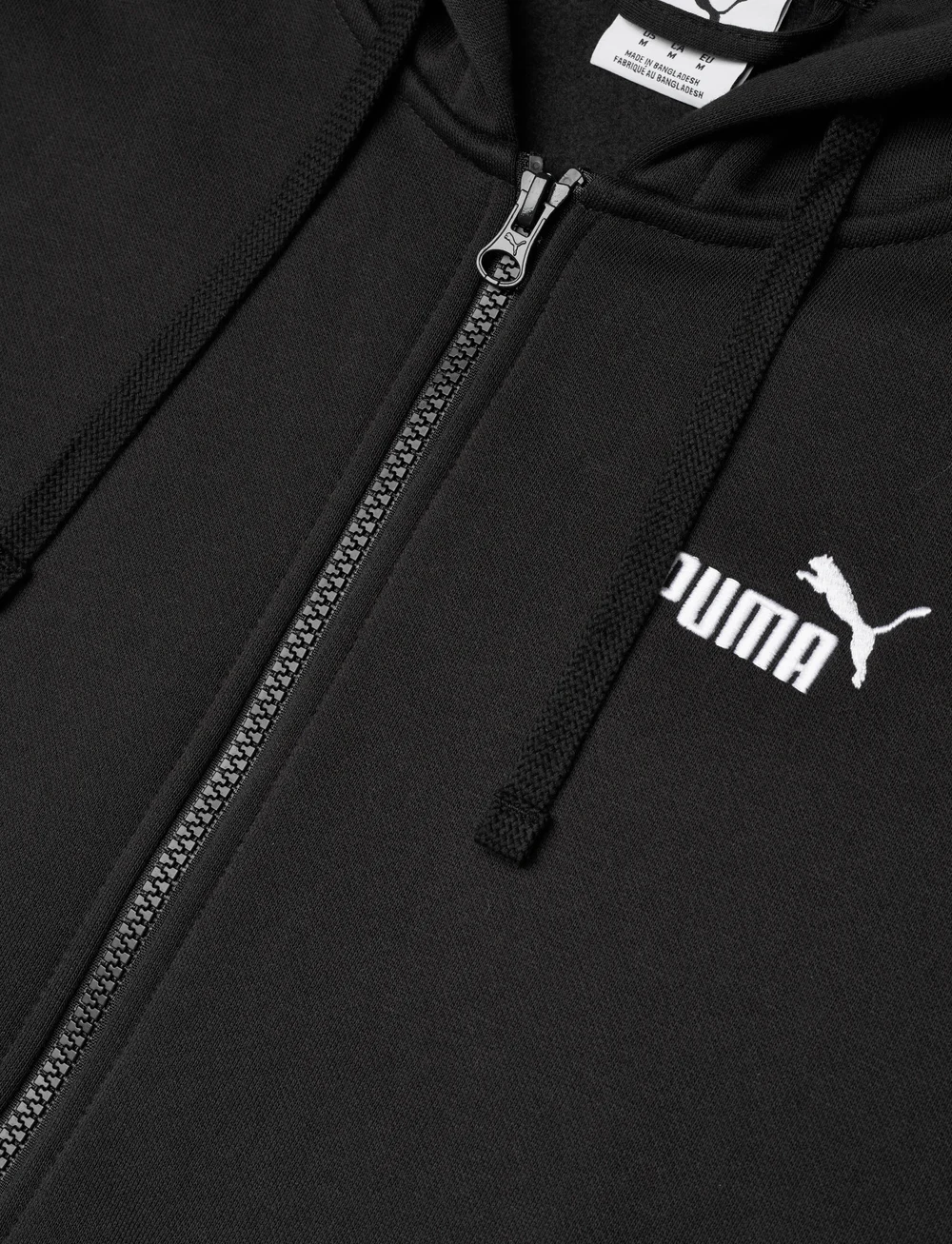 PUMA - ESS Small No. 1 Logo Comfort Full-Zip Hoodie FL - huvtröjor - puma black - 2