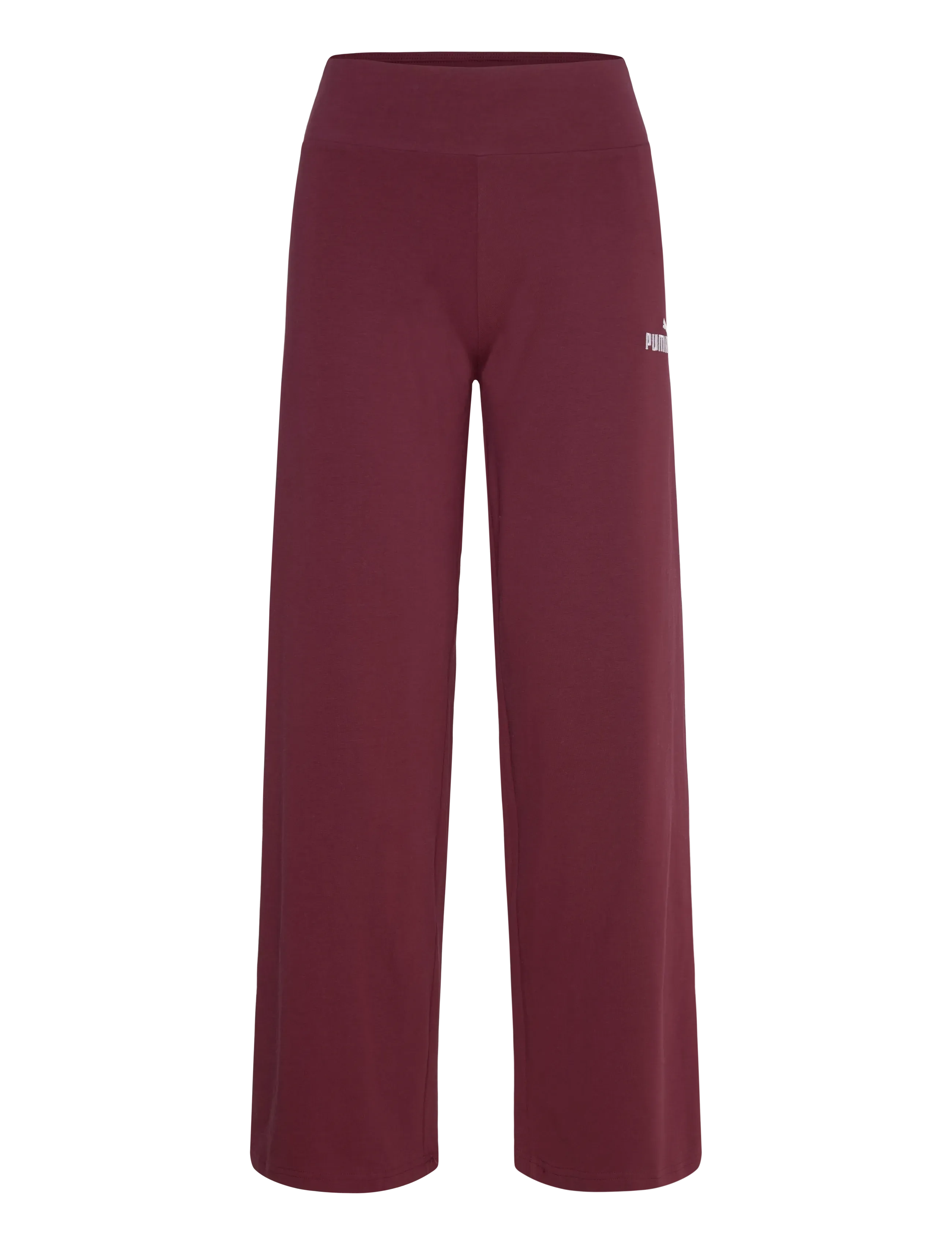 PUMA ESS Small No. 1 Logo High-Waist Straight Leggings (s) - Bukser - RUBY SHIMMER / burgundy