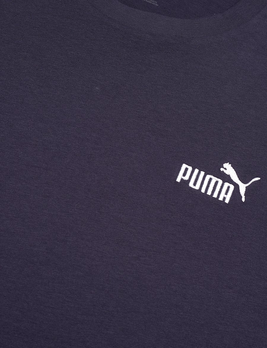 PUMA - ESS Small No. 1 Logo Tee - t-shirts - new navy - 2