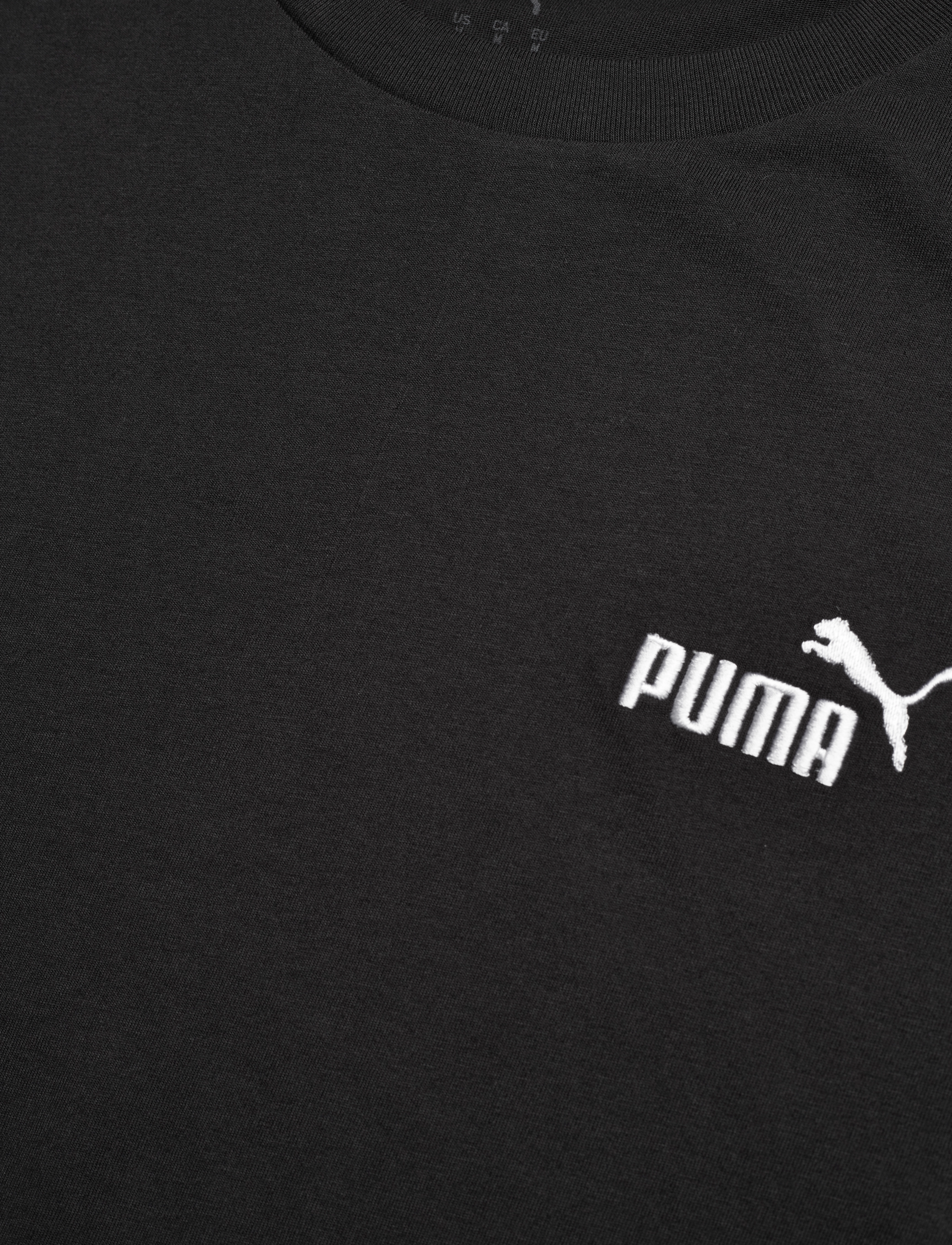 PUMA - ESS Small No. 1 Logo Tee - tops & t-shirts - puma black - 2
