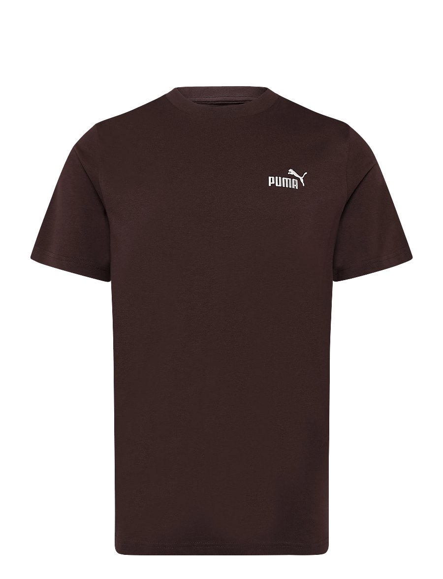 PUMA - ESS Small No. 1 Logo Tee (s) - alussärgid ja t-särgid - chocolate fondue - 0