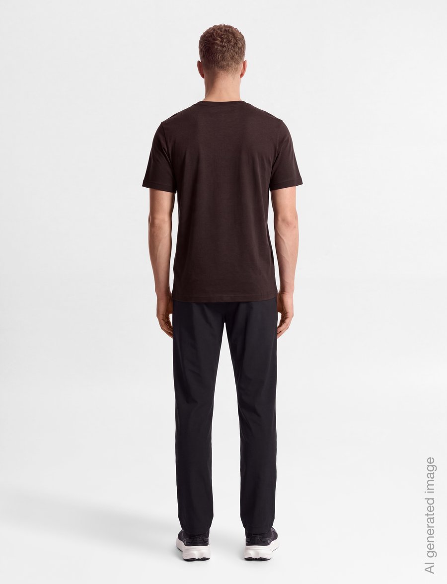 PUMA - ESS Small No. 1 Logo Tee (s) - t-shirts - chocolate fondue - 4