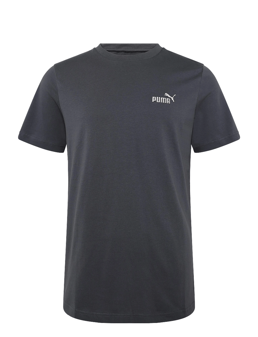 PUMA - ESS Small No. 1 Logo Tee (s) - tops & t-shirts - moody gray - 0