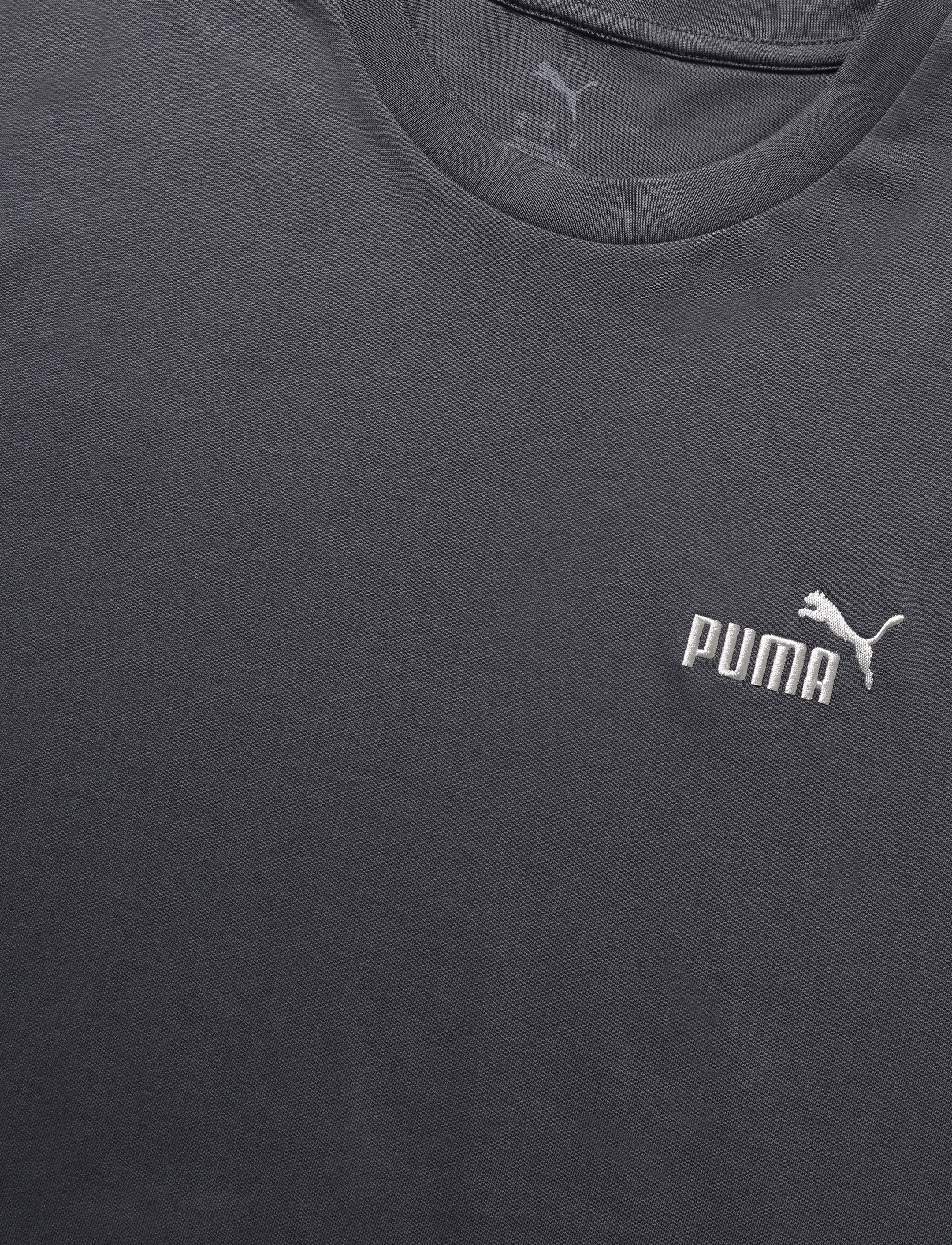 PUMA - ESS Small No. 1 Logo Tee (s) - alussärgid ja t-särgid - moody gray - 2