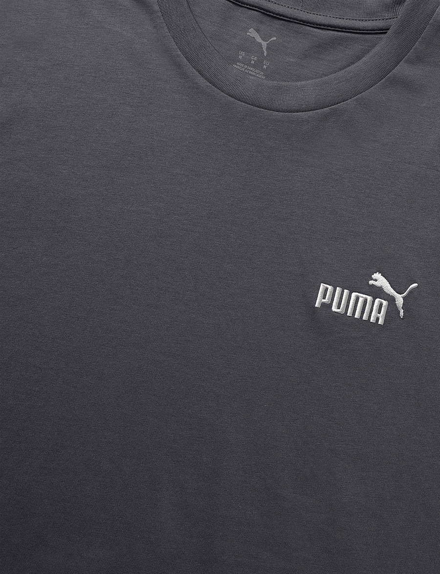 PUMA - ESS Small No. 1 Logo Tee (s) - tops & t-shirts - moody gray - 2