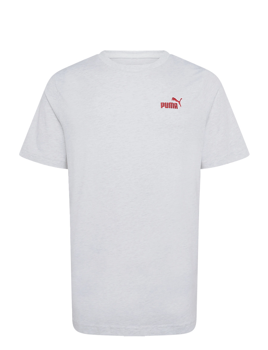 PUMA - ESS Small No. 1 Logo Tee (s) - t-shirts - white glow heather - 0