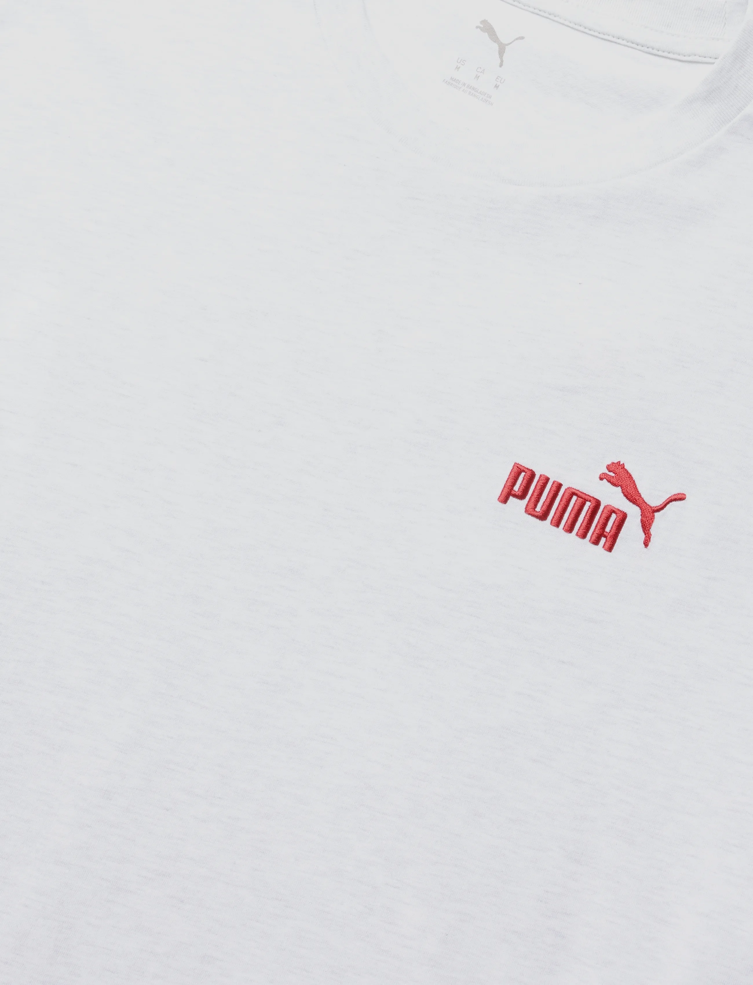 PUMA - ESS Small No. 1 Logo Tee (s) - t-shirts - white glow heather - 2