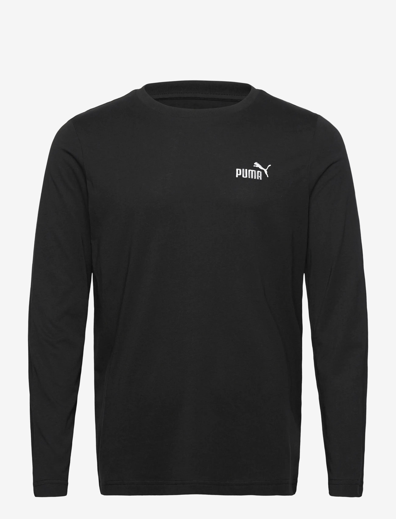 PUMA - ESS No. 1 Logo Longsleeve Tee - kleidung - puma black - 0