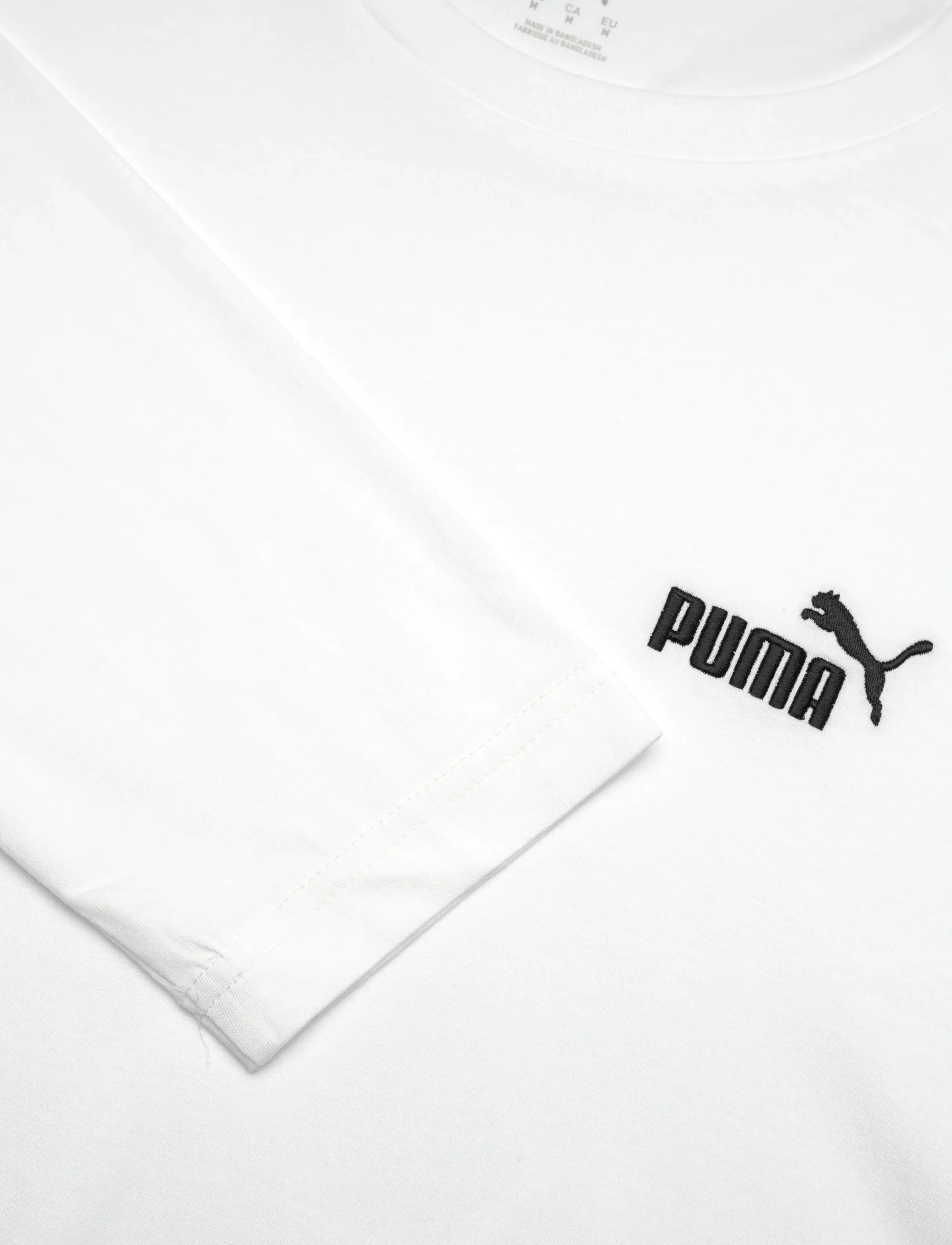 PUMA - ESS No. 1 Logo Longsleeve Tee - puma white - 2