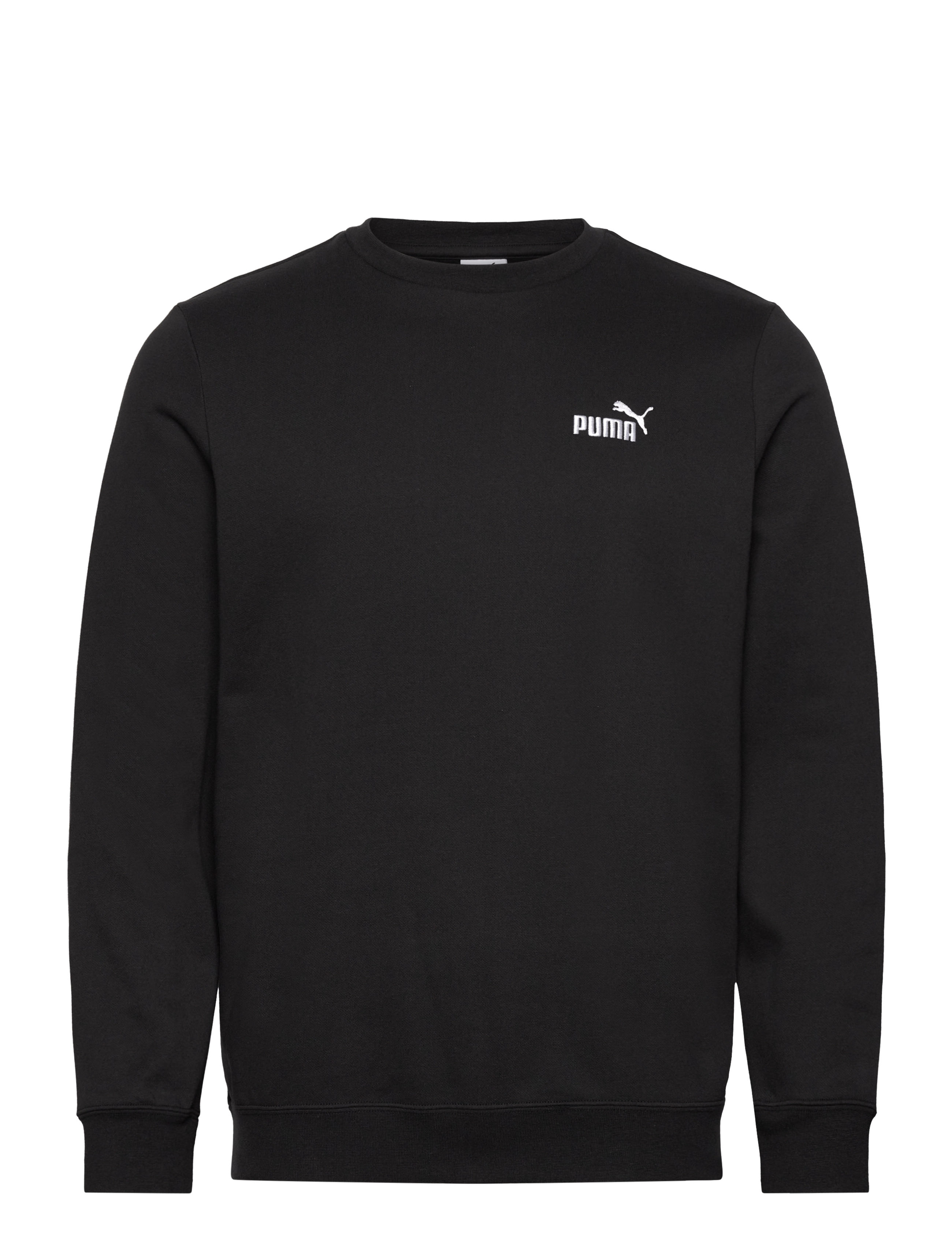 PUMA ESS Small No. 1 Logo Crew FL - Sweatshirts - PUMA BLACK / black