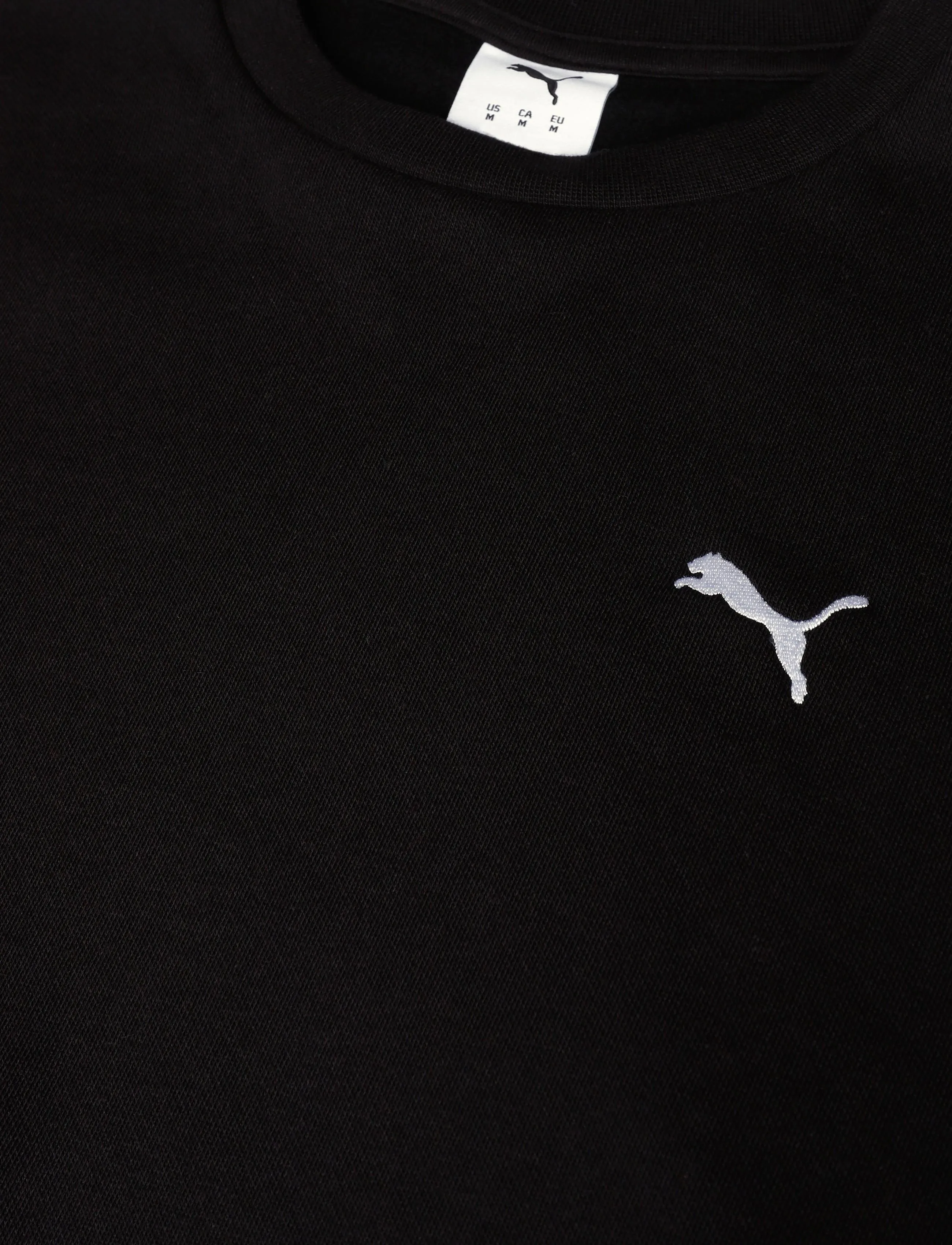 PUMA - ESS Crew FL - tops - puma black - 2