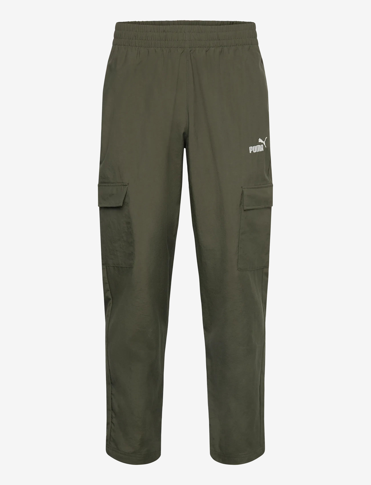 PUMA - ESS No. 1 Logo Woven Cargo Pants op - cargobukser - dark olive - 0