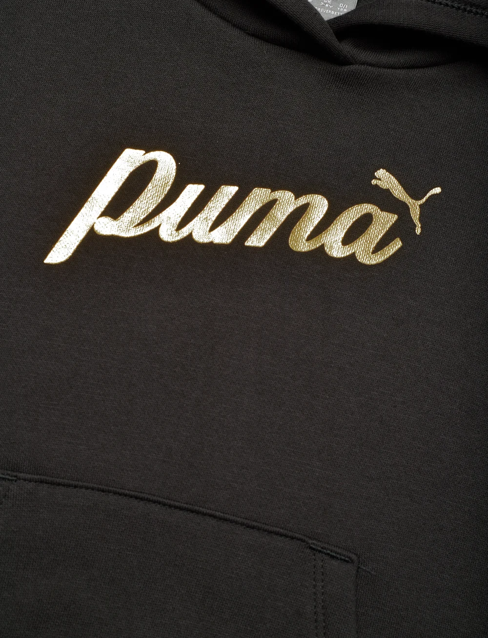 PUMA Ess Script Metallic Hoodie Fl G Hoodies Boozt