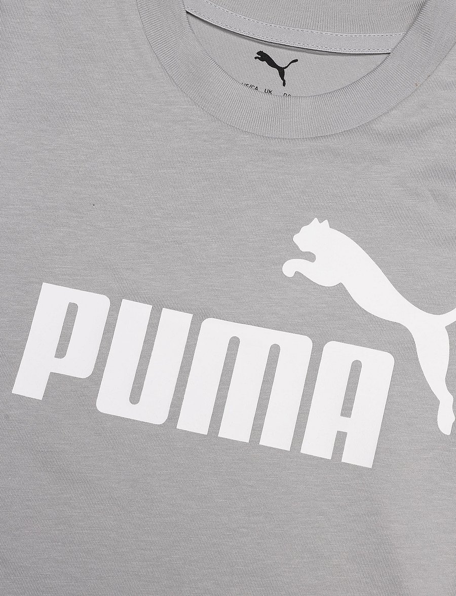 PUMA - ESS No. 1 Logo Tee B - stutterma bolir - gray echo - 2