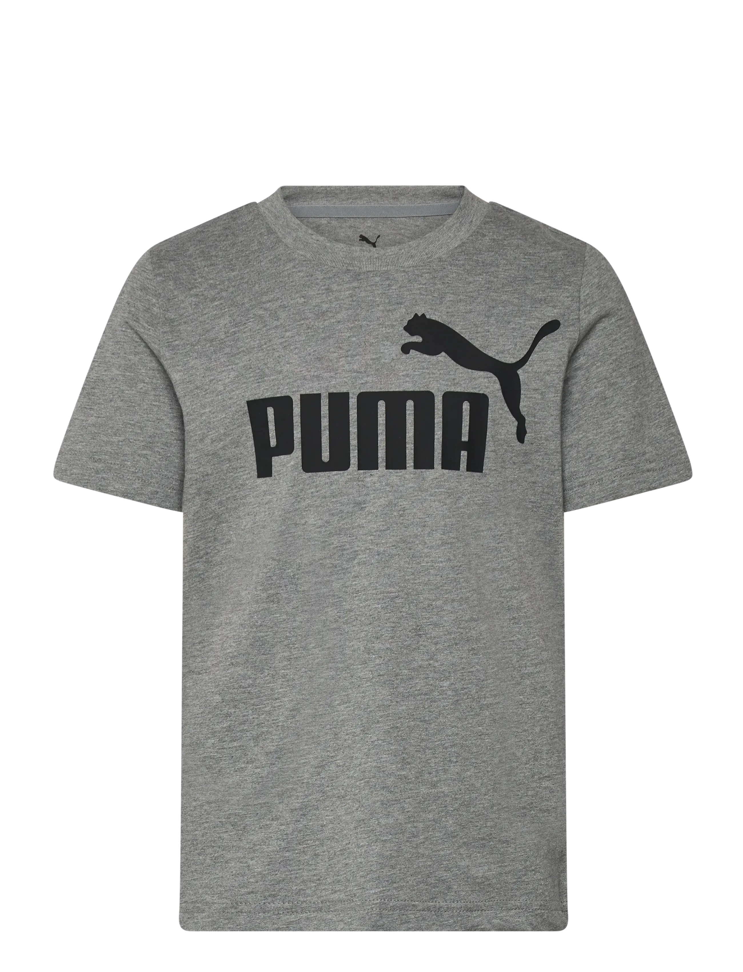PUMA - ESS No. 1 Logo Tee B - kurzärmelig - medium gray heather - 0