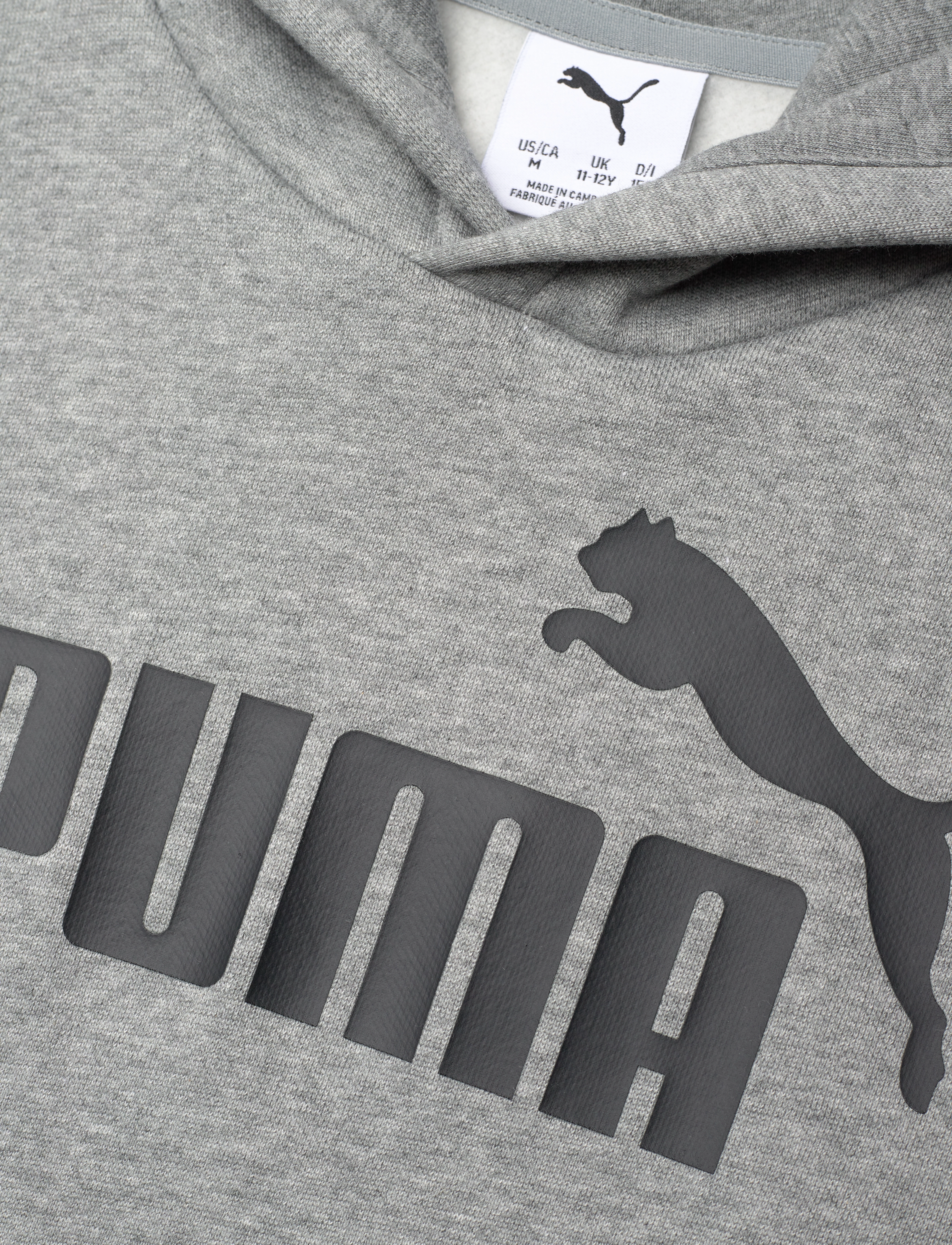PUMA - ESS No. 1 Logo Hoodie FL B - hættetrøjer - medium gray heather - 2