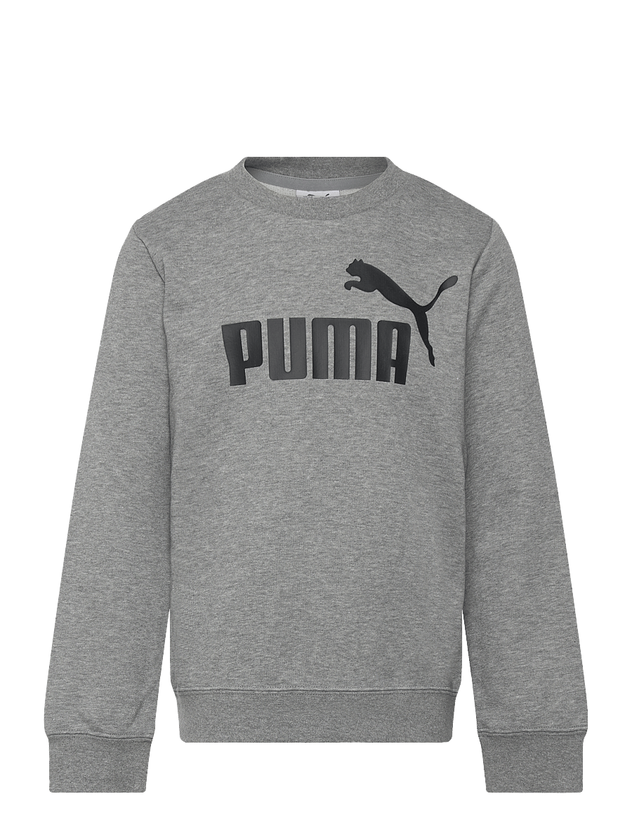 PUMA - ESS No. 1 Logo Crew TR B - sweatshirts - medium gray heather - 0