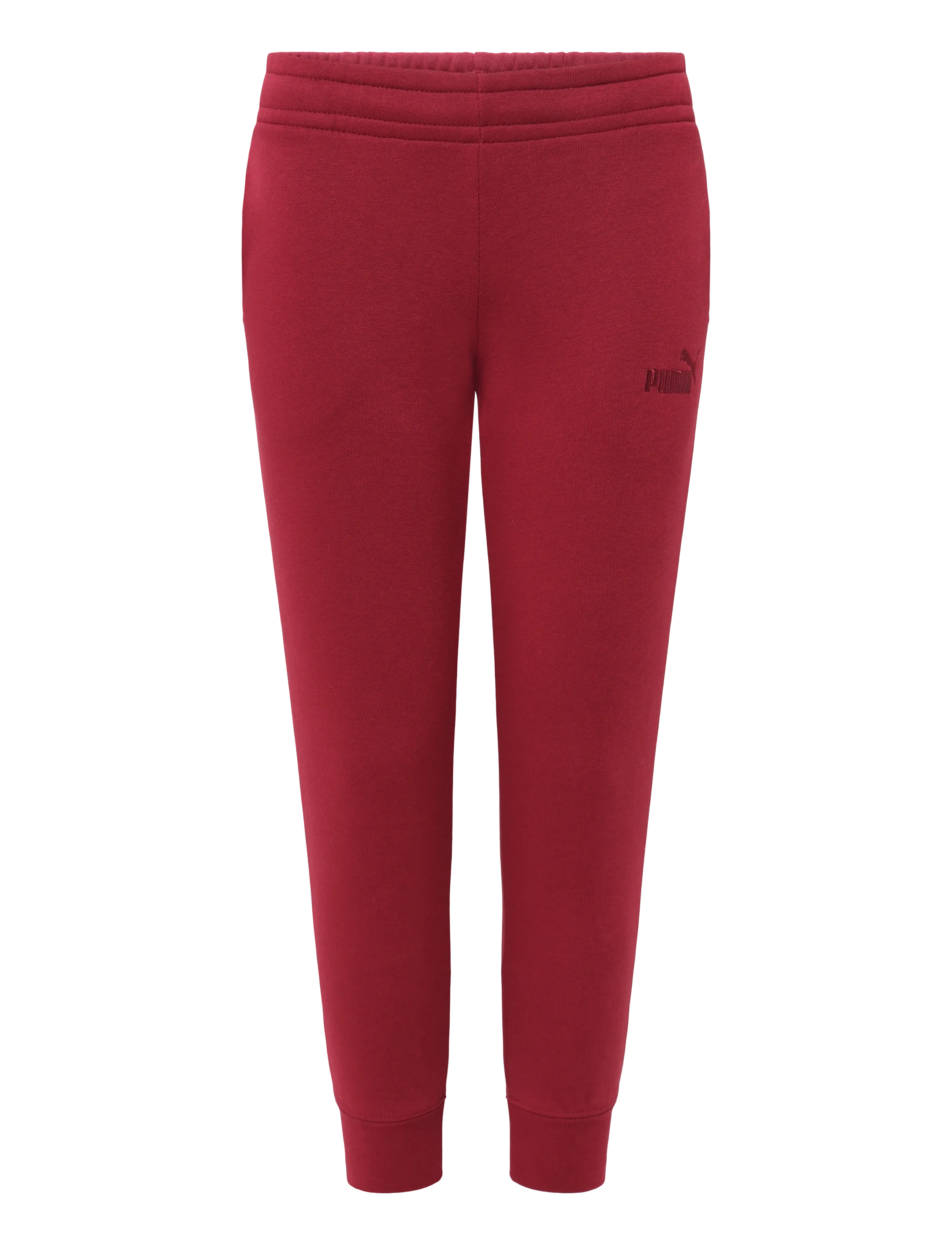 PUMA ESS No. 1 Logo Sweatpants FL B - Tøj - GARNET GLOW / burgundy