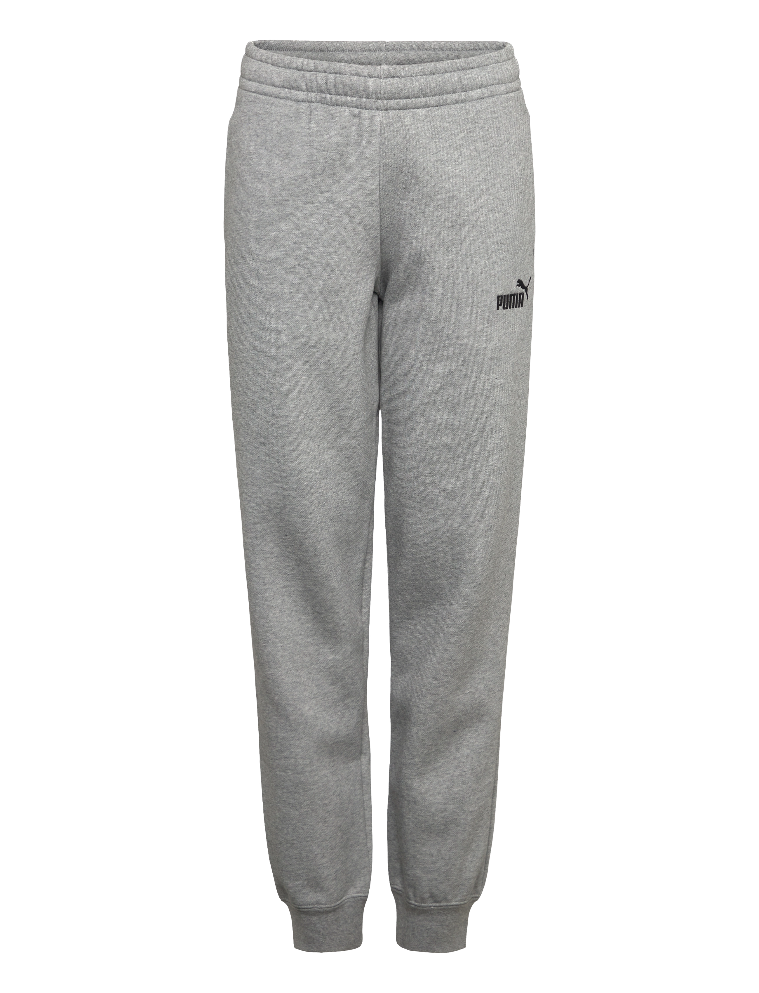 PUMA Ess No. 1 Logo Sweatpants Fl B, 128, Grey, Underdele > Joggingbukser, Børn