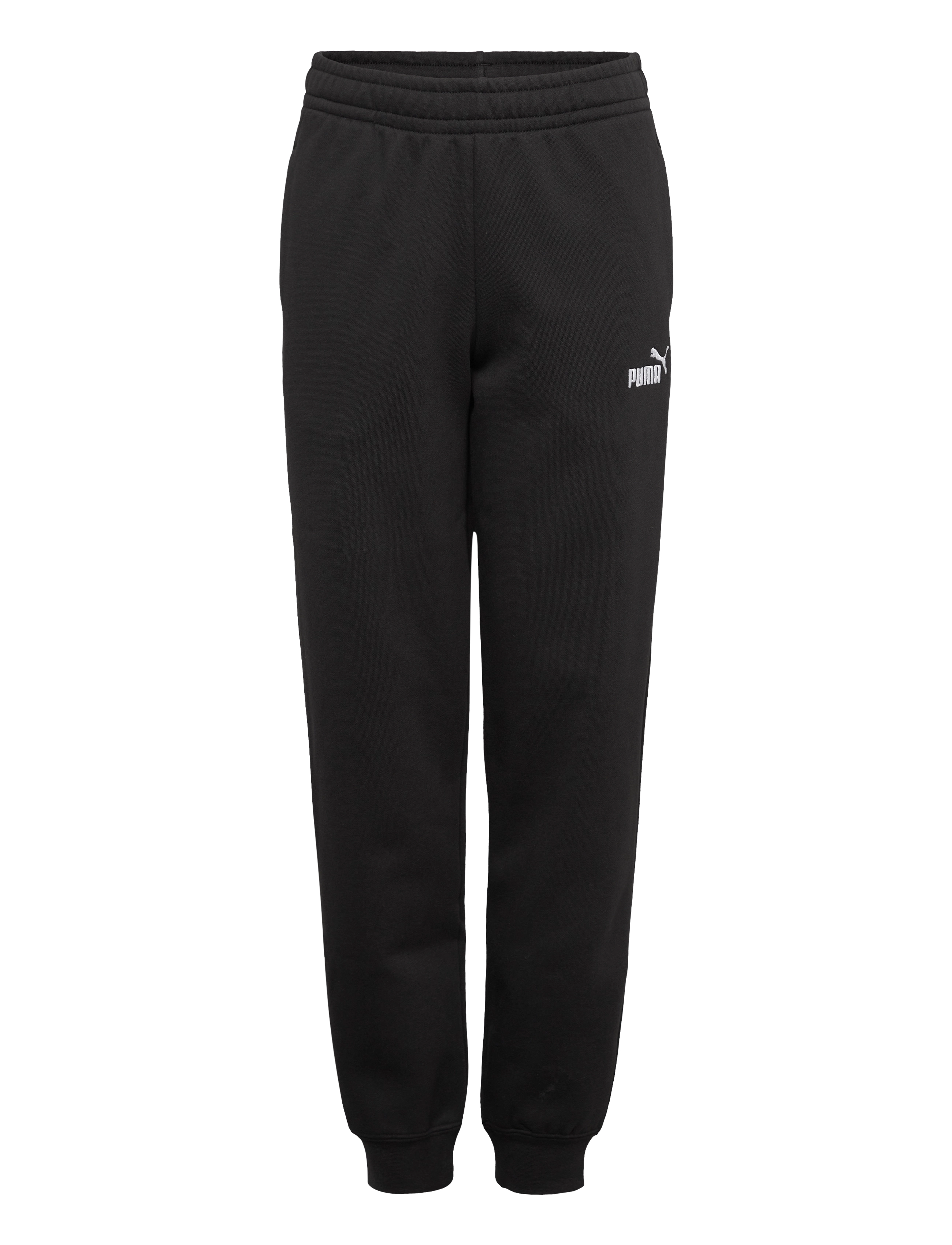 PUMA Ess No. 1 Logo Sweatpants Fl B, 152, Black, Underdele > Joggingbukser, Børn