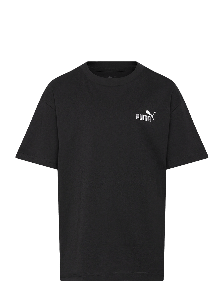 PUMA - ESS Small No. 1 Logo Relaxed Tee B - kortærmede t-shirts - puma black - 0