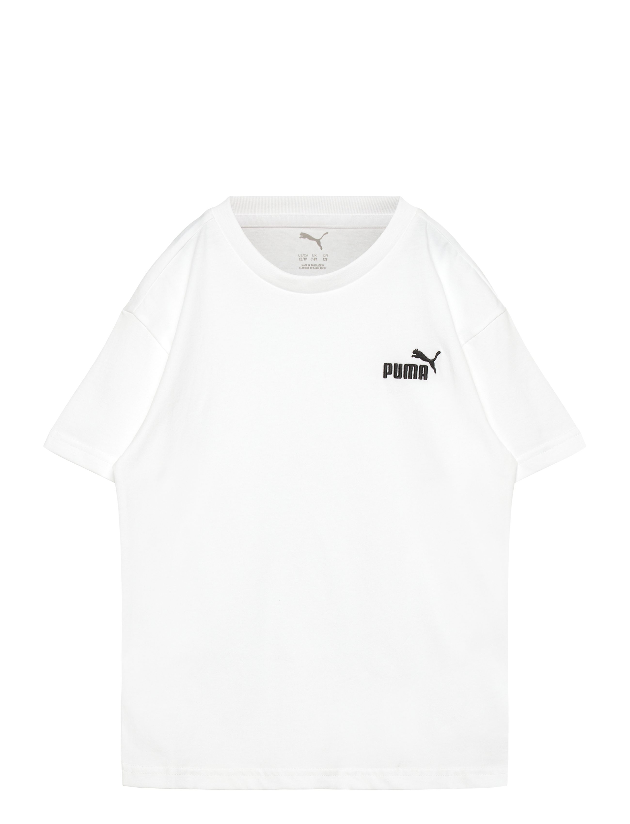 PUMA Ess Klein No. 1 Logo Relaxed Tee B Weiß - 164 - Kinder