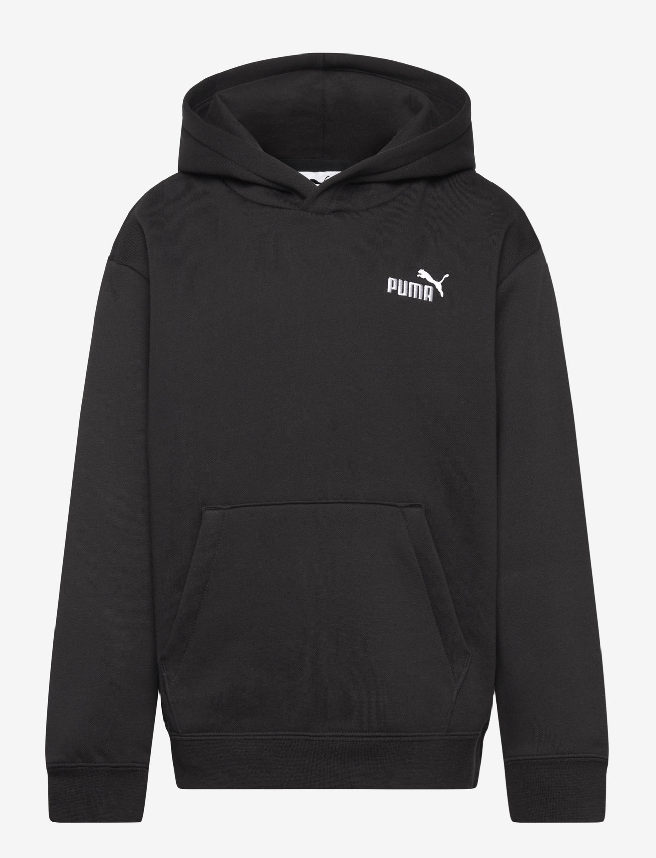 PUMA - ESS Small No. 1 Logo Relaxed Hoodie FL B - huvtröjor - puma black - 0