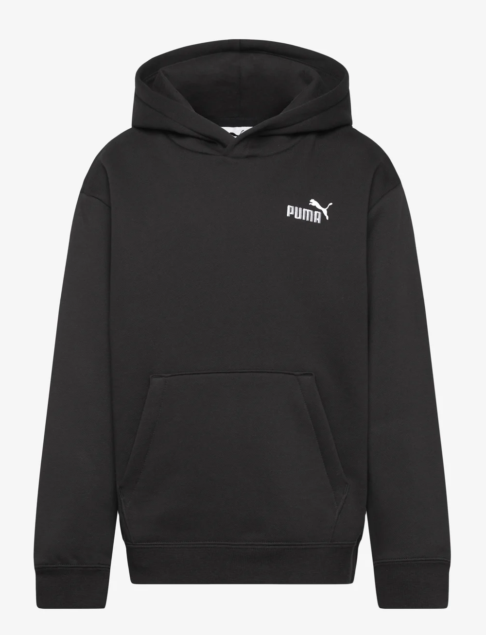 PUMA - ESS Small No. 1 Logo Relaxed Hoodie FL B - hættetrøjer - puma black - 0