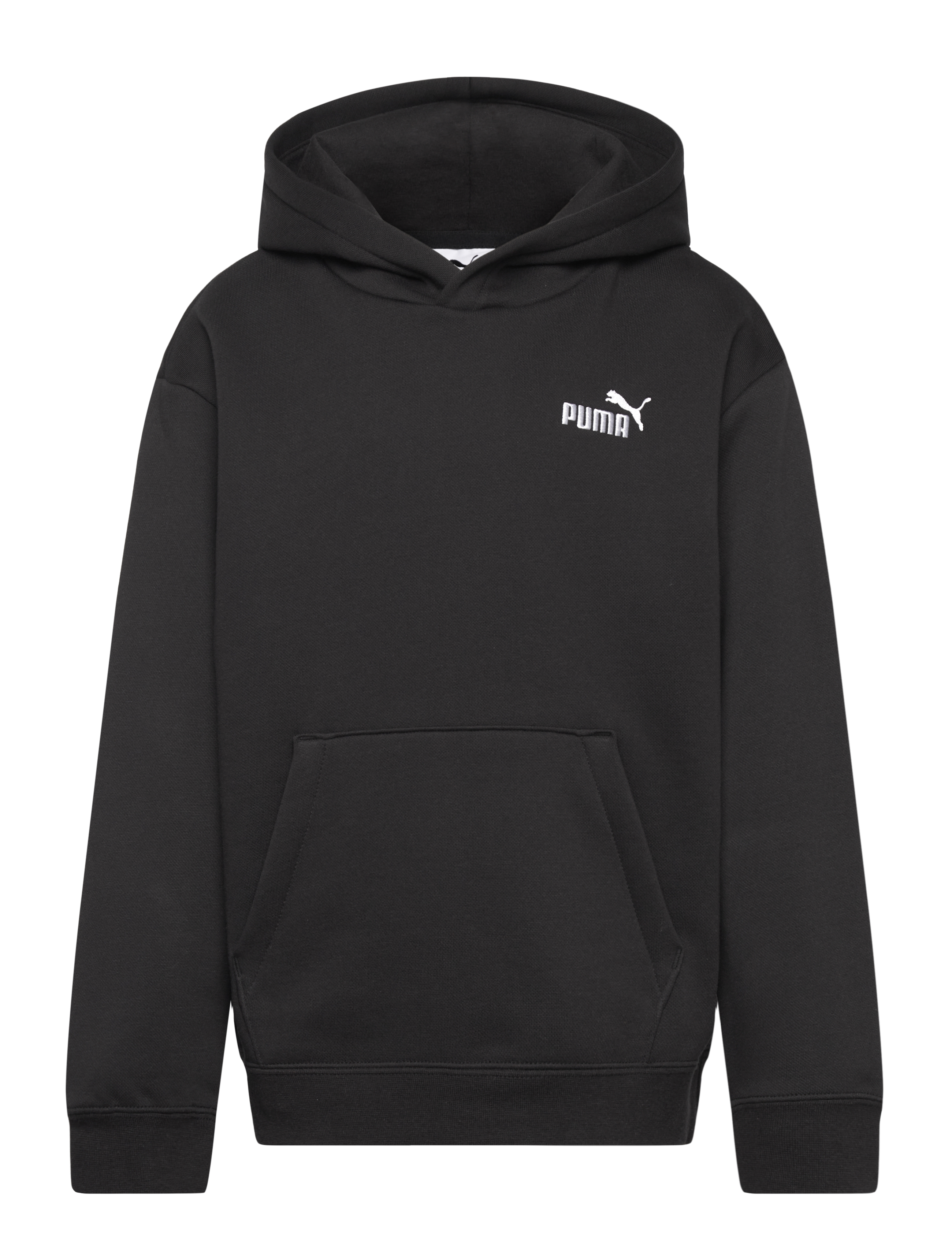 PUMA ESS Small No. 1 Logo Relaxed Hoodie FL B - Tøj - PUMA BLACK / black