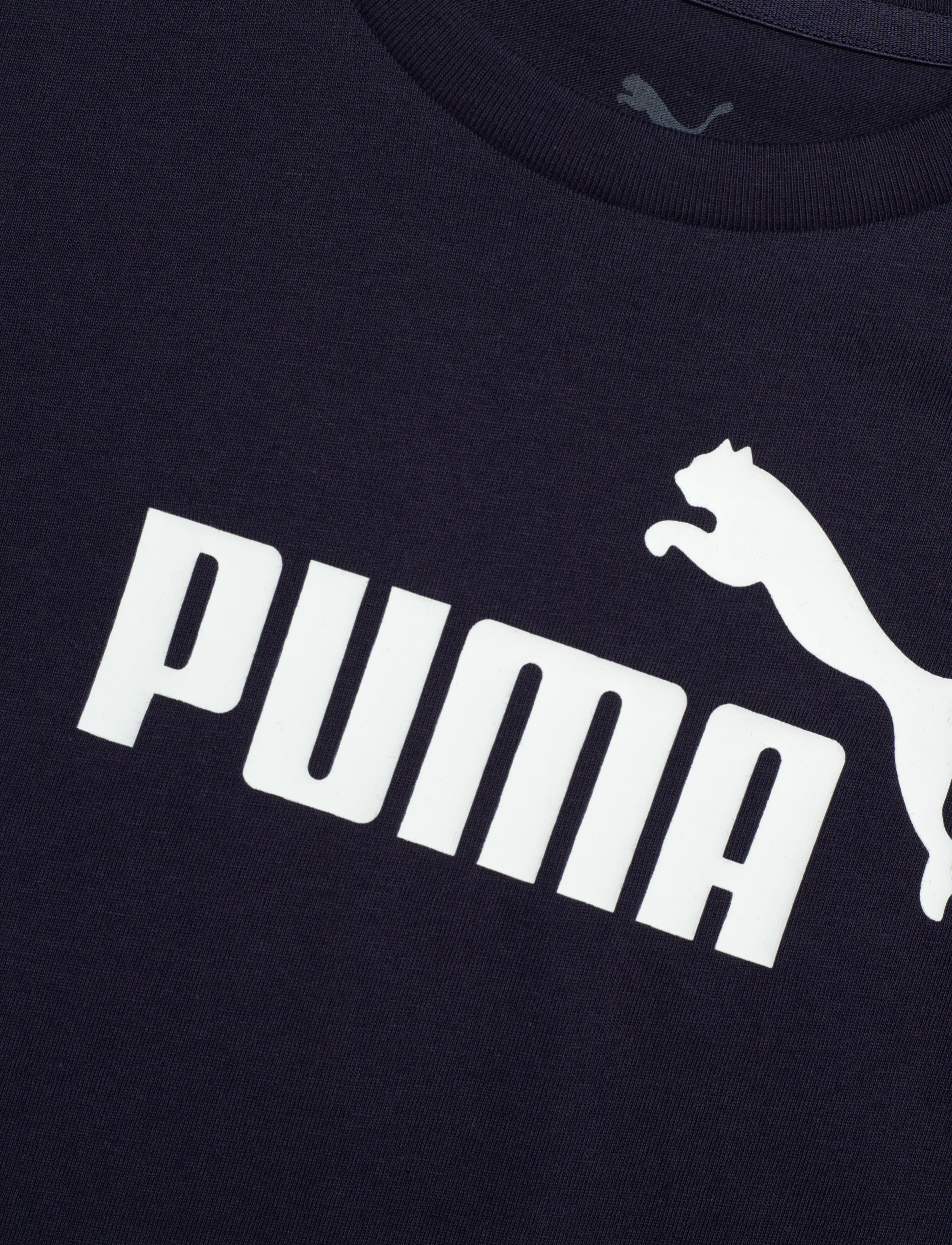 PUMA - ESS No. 1 Logo Tee PS - short-sleeved t-shirts - new navy - 2