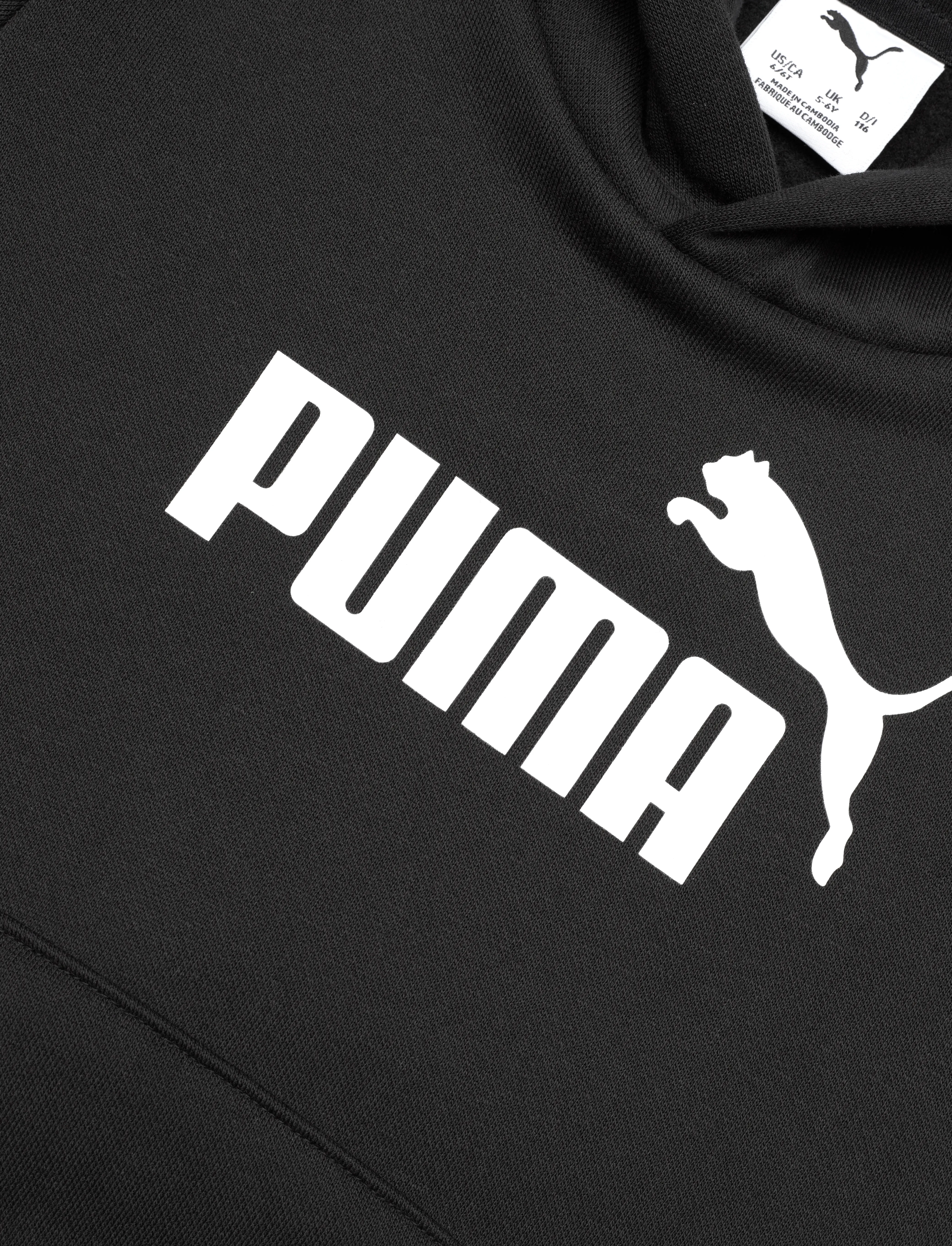 PUMA - ESS No. 1 Logo Hoodie FL PS - kapuutsiga dressipluusid - puma black - 2