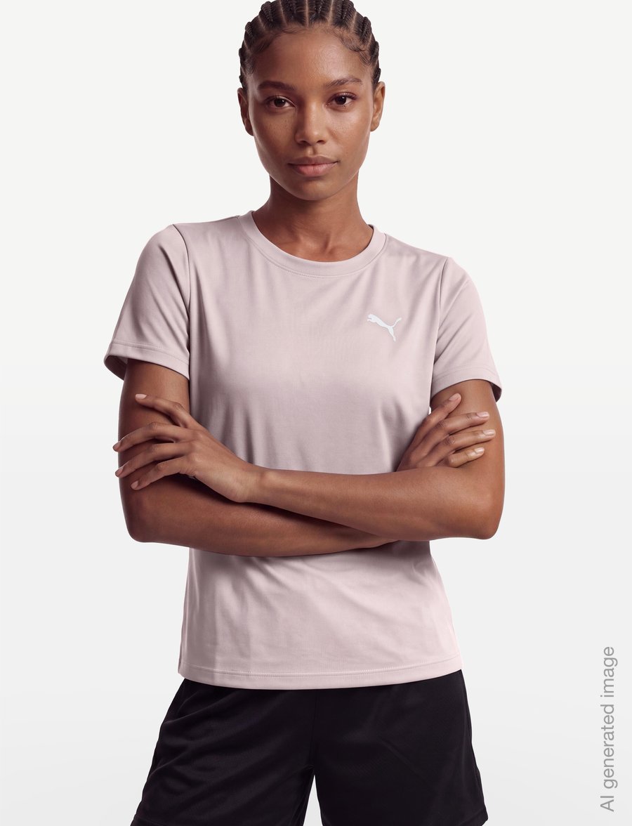 PUMA - ESS Relaxed Tee - t-shirts - misty pink - 3