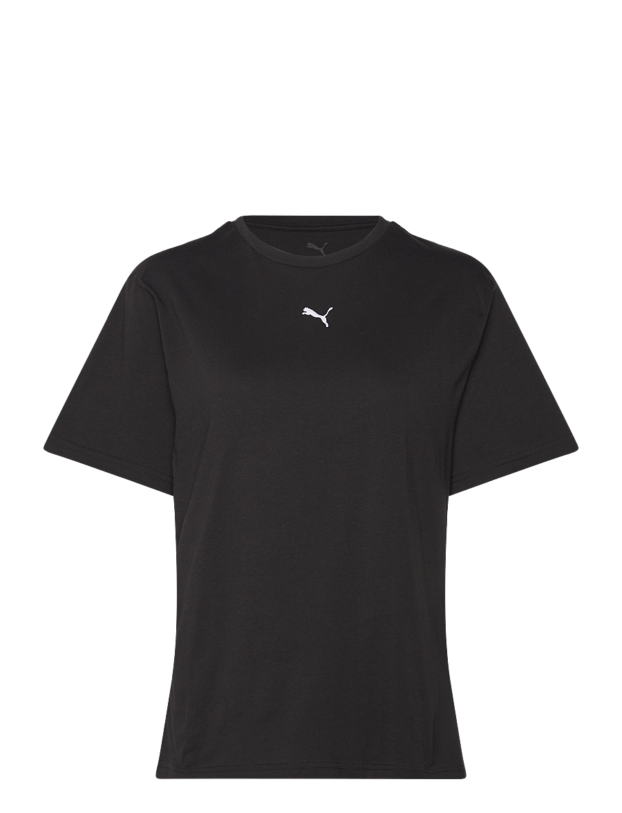 PUMA - ESS Relaxed Tee - t-shirts - puma black - 0
