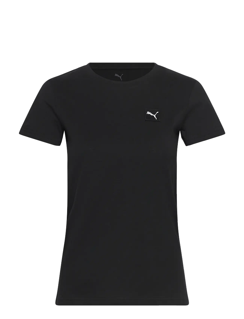 PUMA - ESS ELEVATED Tee - toppar & t-shirts - puma black - 0