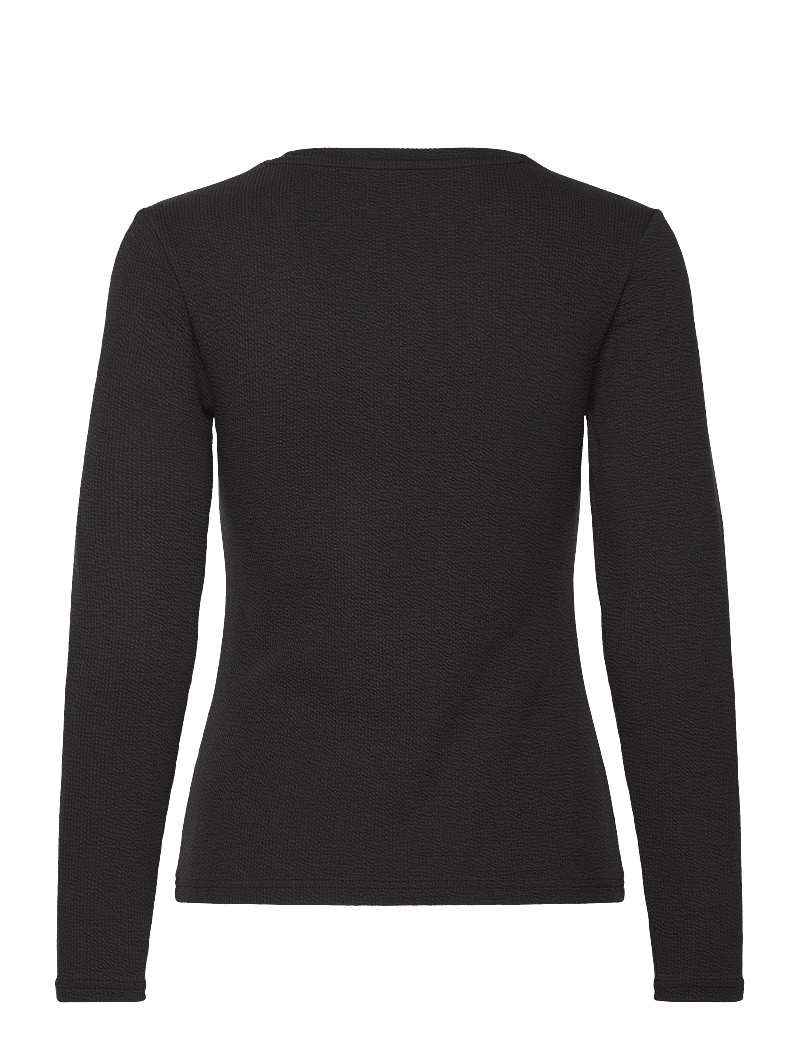 PUMA - HER Slim Fit Longsleeve - t-shirts - puma black - 1