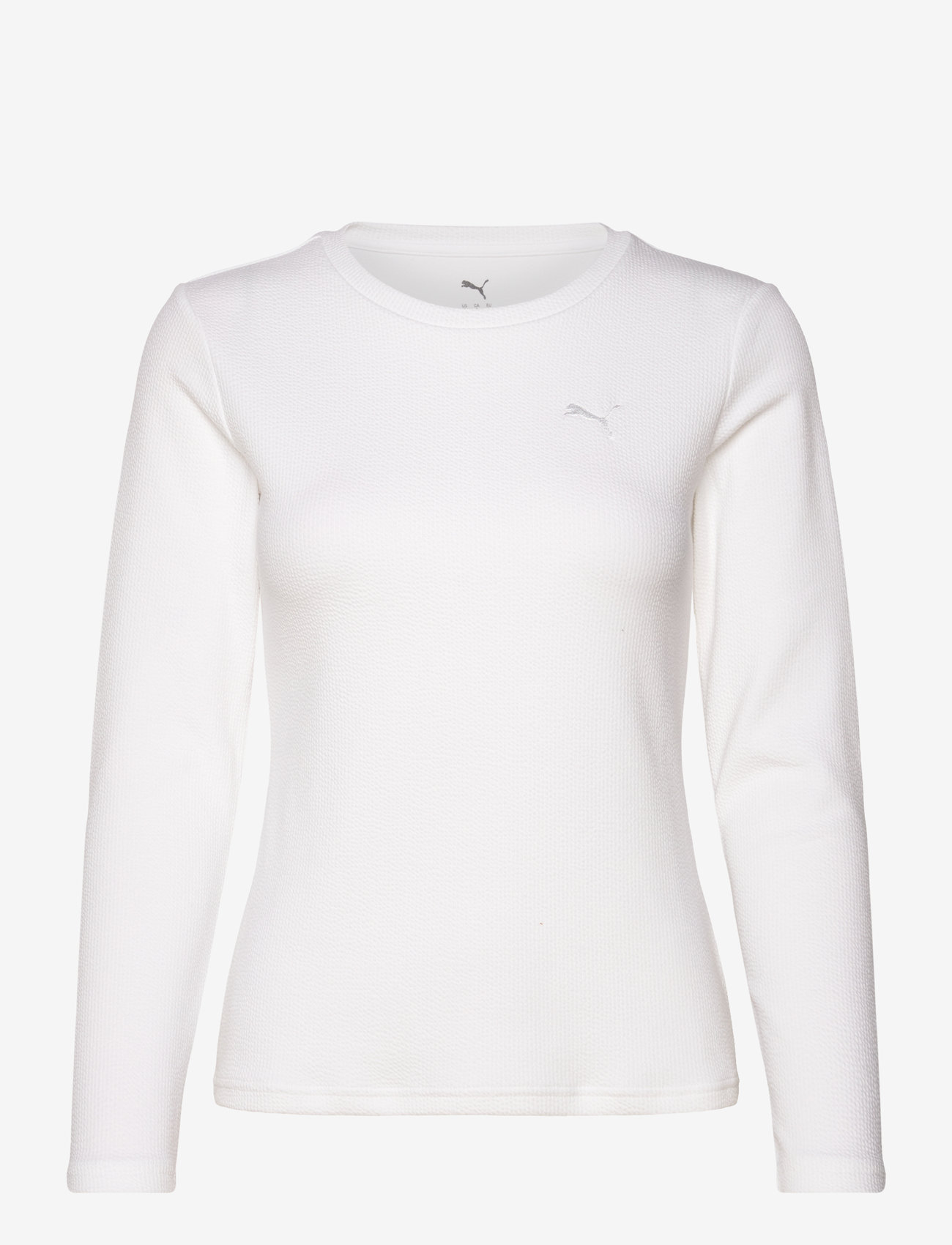 PUMA - HER Slim Fit Longsleeve - t-shirts - puma white - 0
