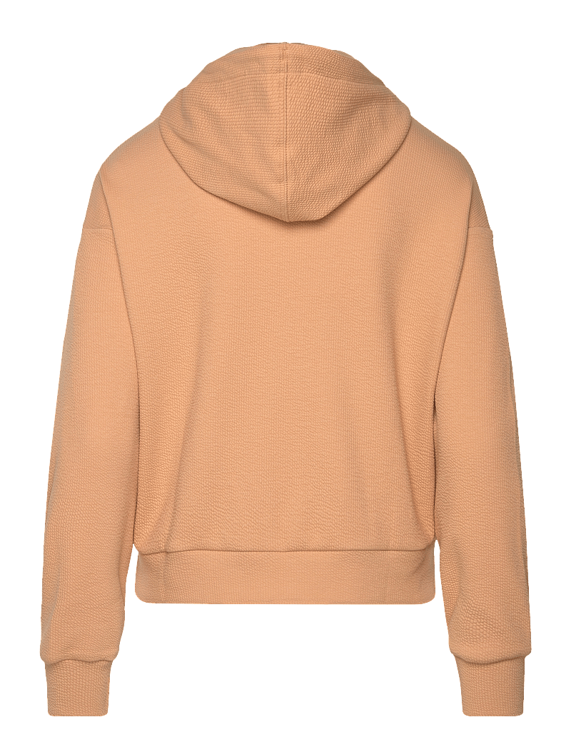 PUMA - HER Comfort Crop Full-Zip Hoodie - dressipluusid ja pusad - warm beige - 1