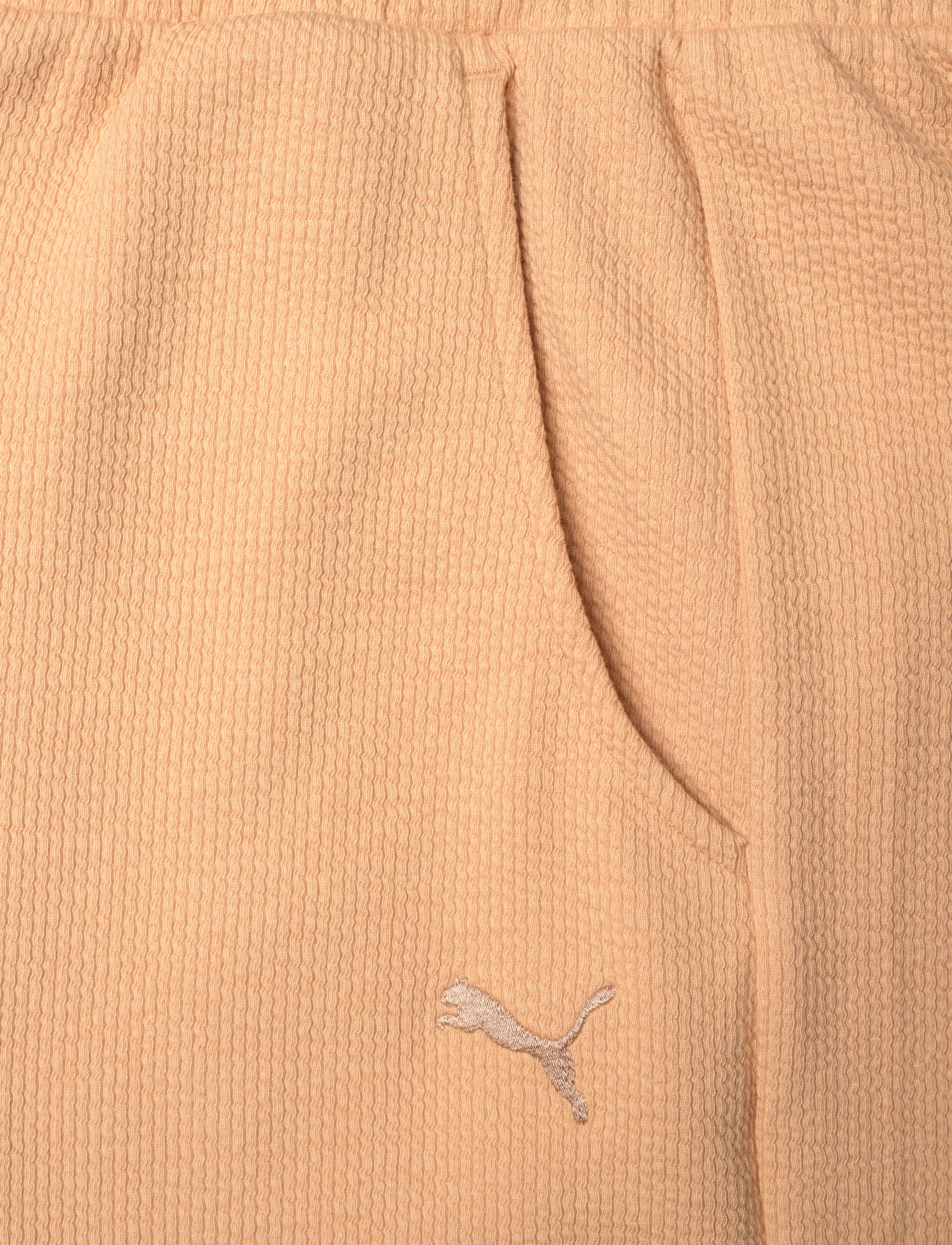 PUMA - HER Comfort High-Waist Straight Pants - treninginės kelnės - warm beige - 4