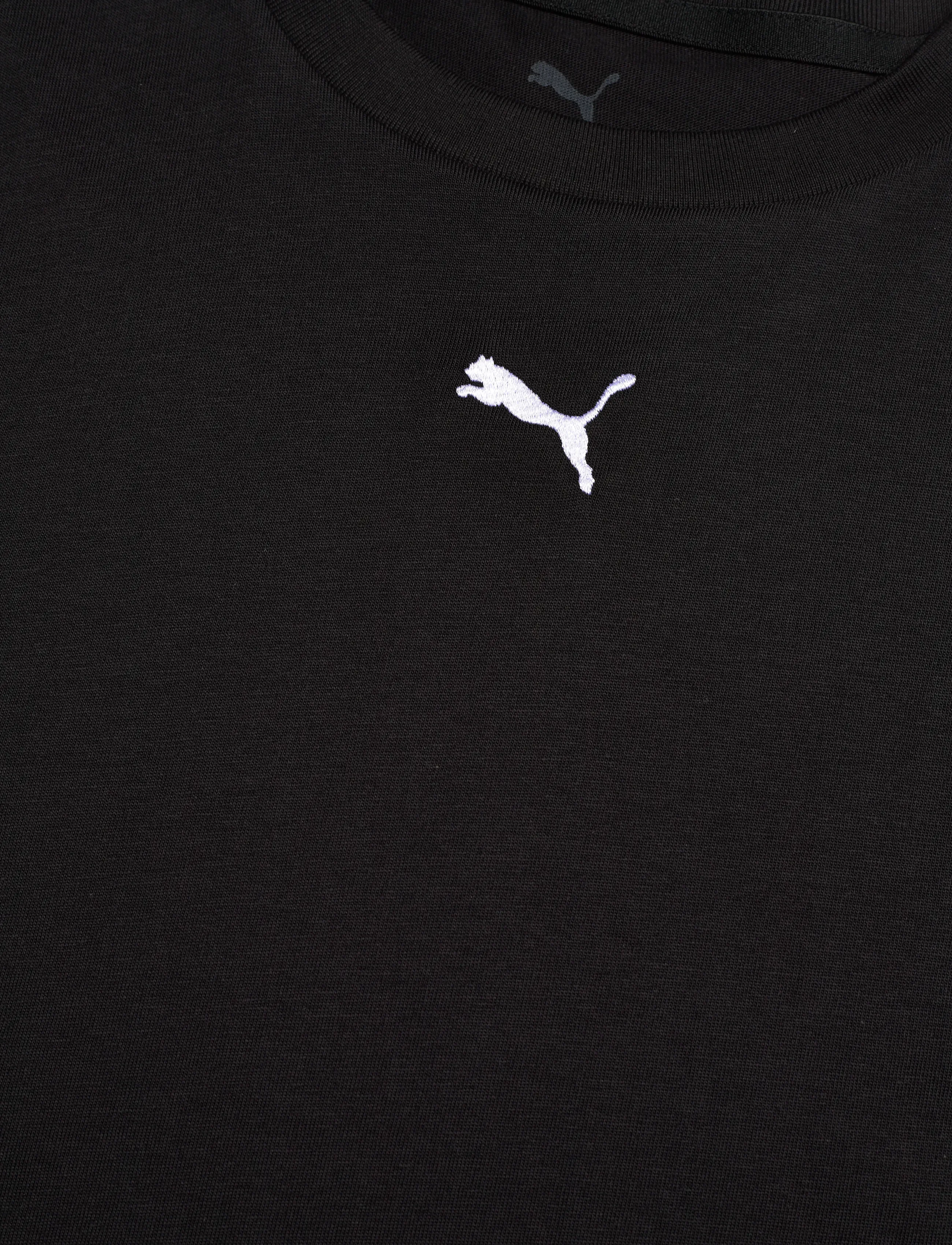 PUMA - ESS Centered Cat Logo Boxy Tee G - topy sportowe - puma black - 2