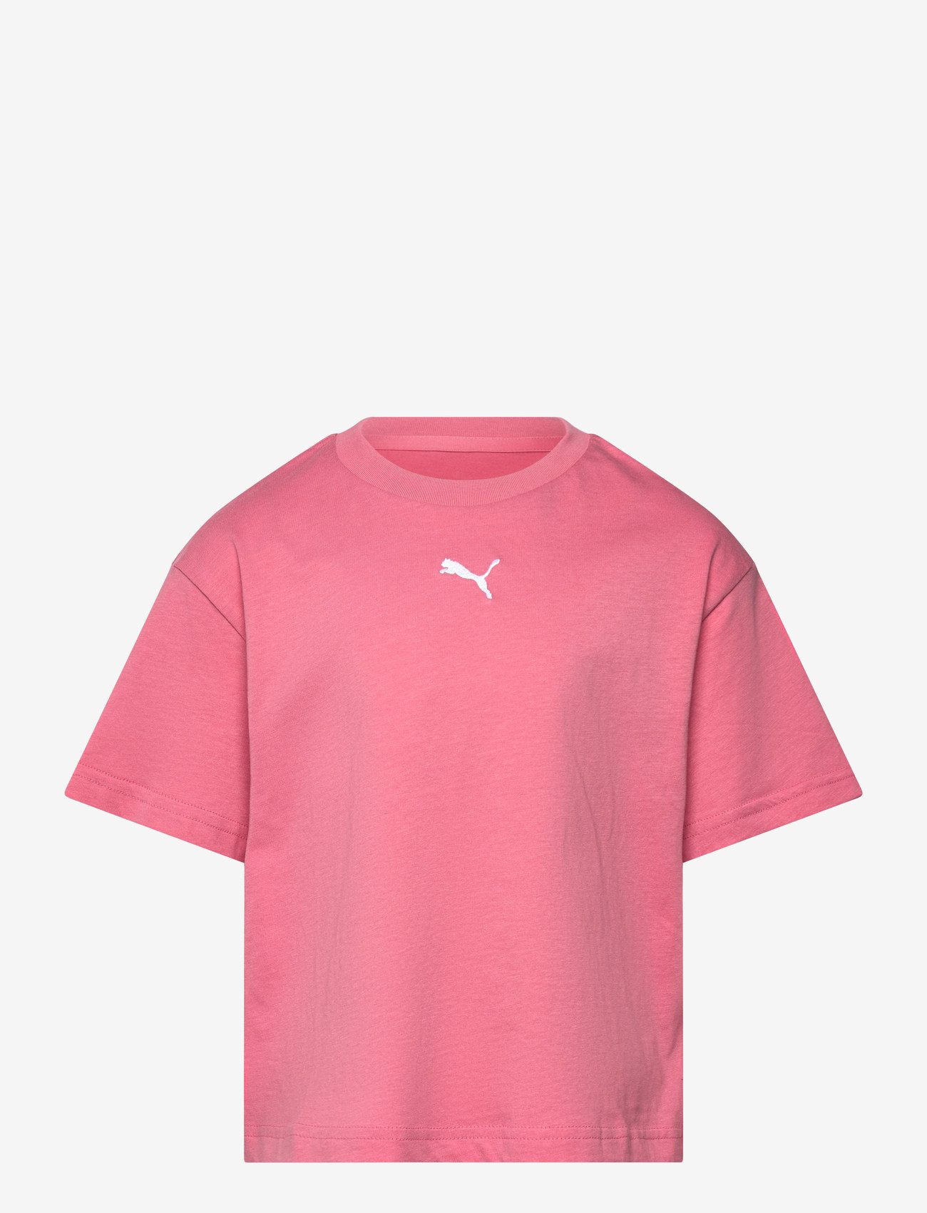 PUMA - ESS Boxy Tee G - sportoberteile - wild pink - 0
