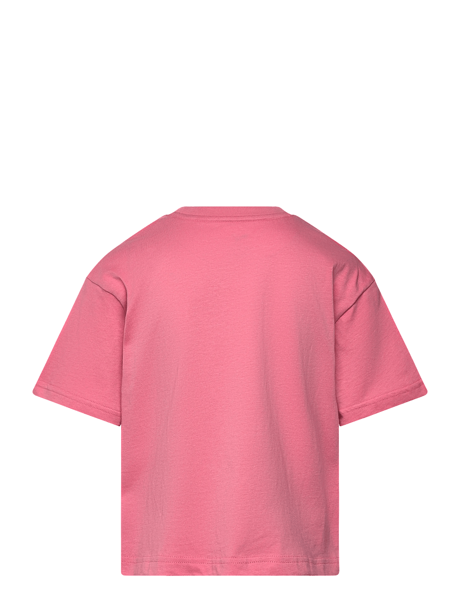 PUMA - ESS Centered Cat Logo Boxy Tee G - sporditopid - wild pink - 1