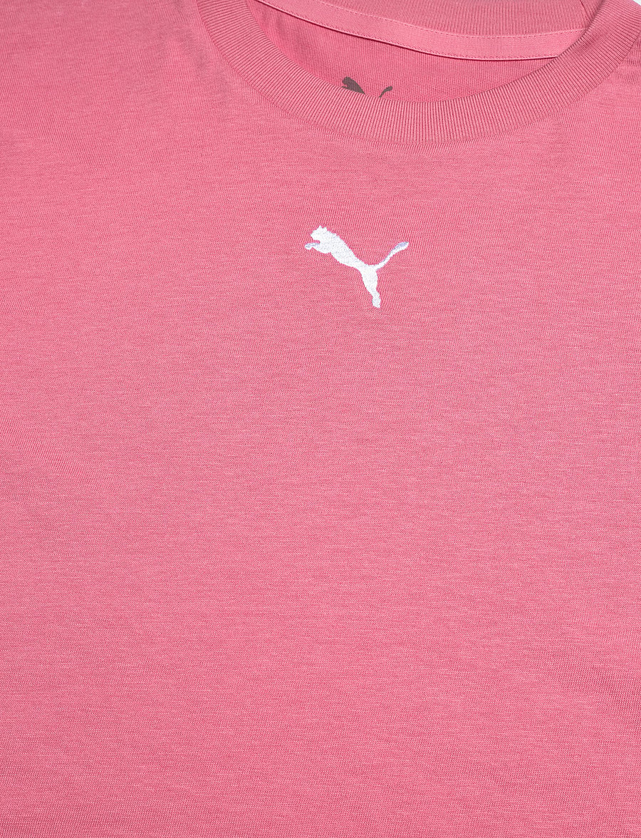 PUMA - ESS Centered Cat Logo Boxy Tee G - sporditopid - wild pink - 2