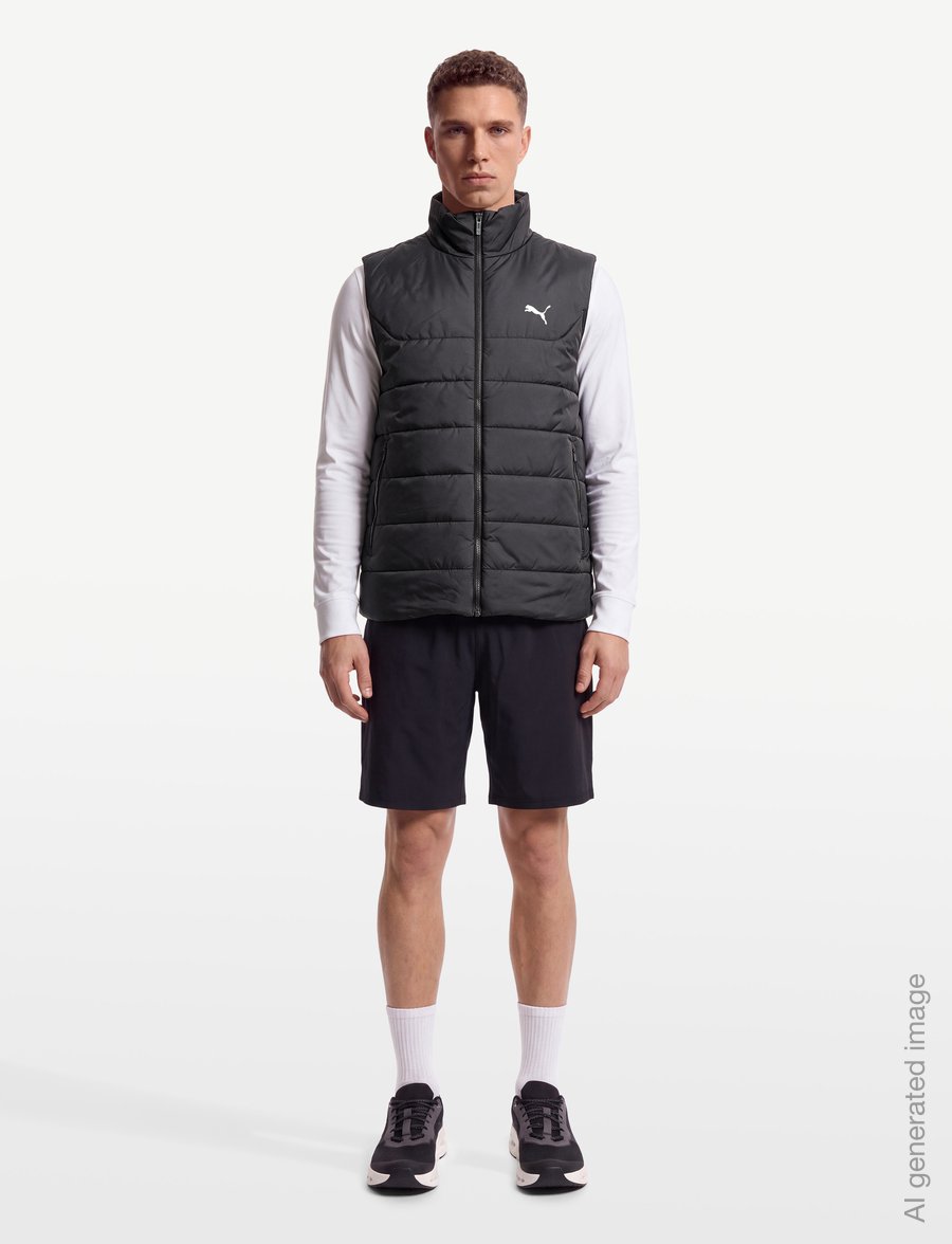 PUMA - ESS Padded Vest - clothing - puma black - 0