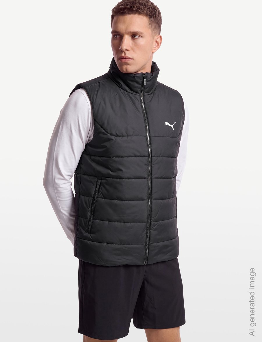 PUMA - ESS Padded Vest - clothing - puma black - 3