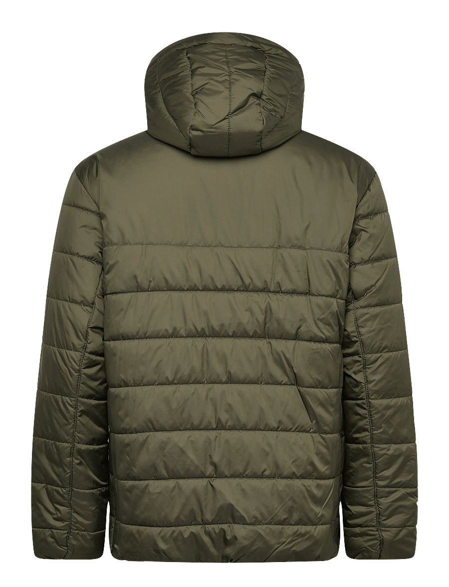 PUMA - ESS Hooded Padded Jacket - sulejoped ja voodriga joped - dark olive - 1