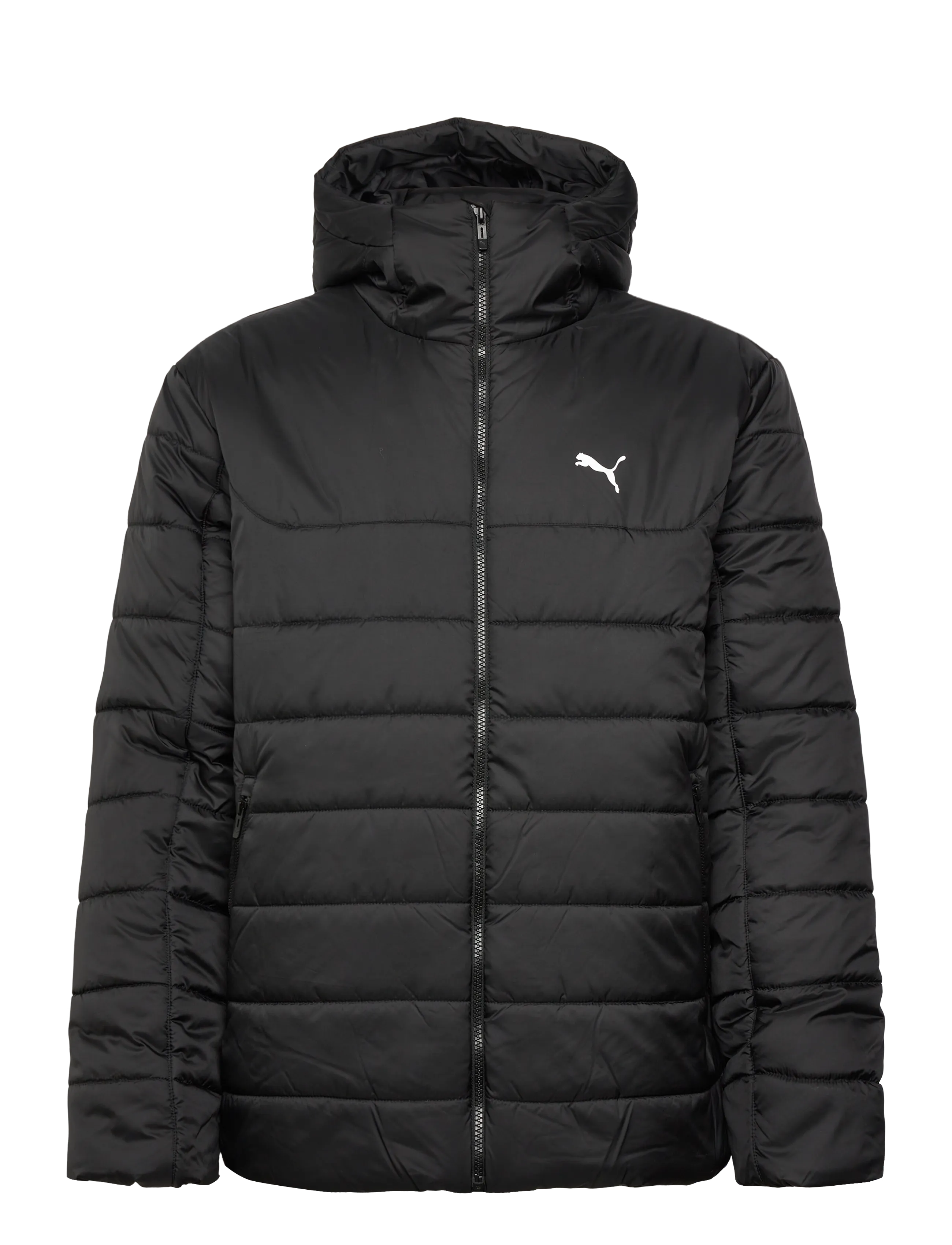 PUMA Ess Hooded Padded Jacket, XL, Black, Sport Jackets > Sport Padded Jackets, Herre